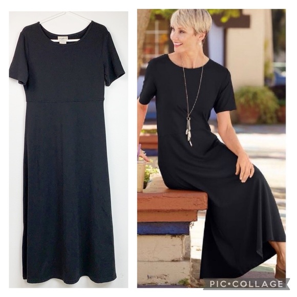 Travelsmith Empire Waist Basic Black 